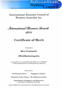 International Business Council Perth