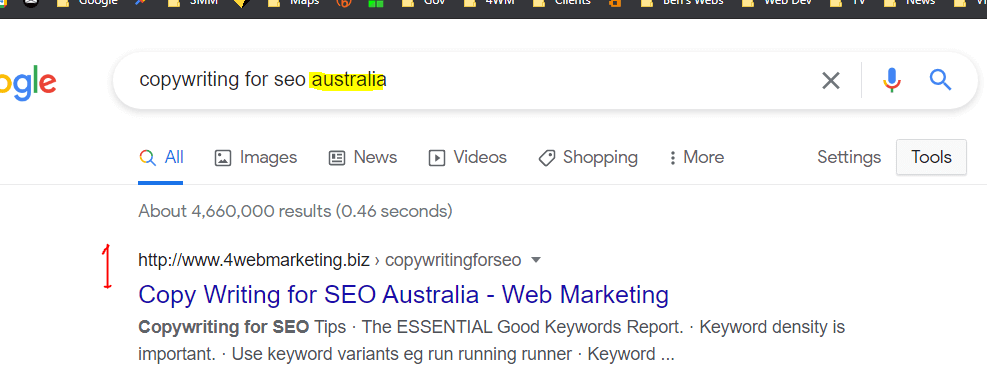 copywriting seo Australia